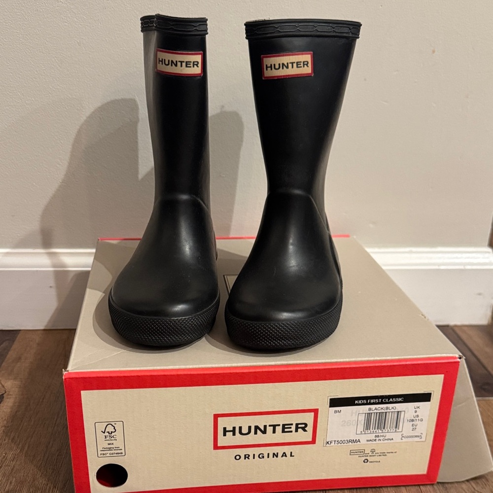 Hunter Classic Black Boots